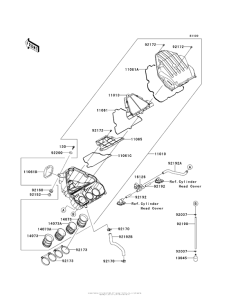 KLZ1000 Воздушный фильтр