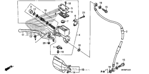 XR650L Передний главный тормозной цилиндр