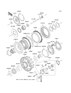 VN1600 Сцепление