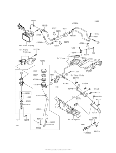 ZX1400 Задний торм цилиндр
