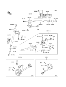ZX600 Руль