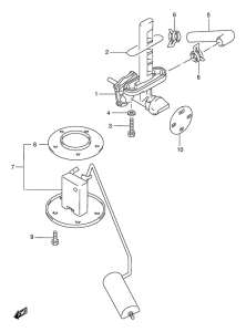 GSX600 Топливный кран