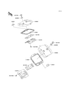 VN800 Крышка головки цилиндров