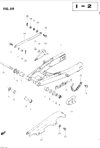 DR250 Маятник задний