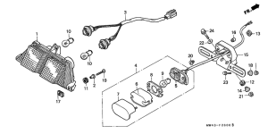 RVF750 Taillight unit ass`y