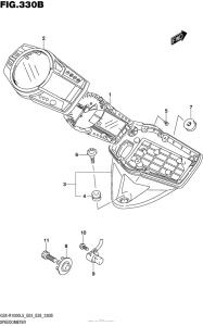 GSX-R1000 Speedometer (Gsx-R1000L5 E28)