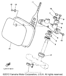 YZ125T Управление