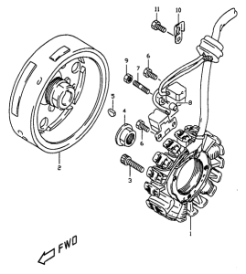 DR350 Зажигание