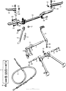 CL72 Main stand + step bar