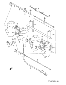 RF600 Карбюратор fittings