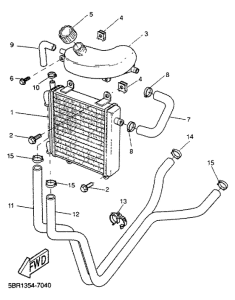 YQ50 Radiator. hose