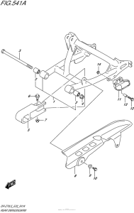 DR-Z70 Rear Swingingarm