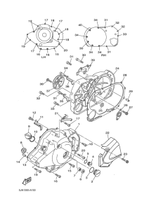 BT1100 Крышка картера двигателя