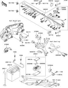 ZX600 Электрика