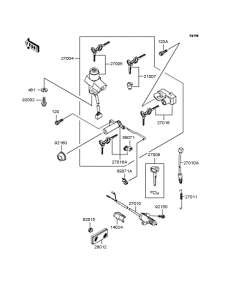 ZR1100 Замок зажигания