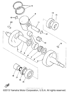 DT175G Коленвал,поршни
