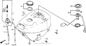 NH80 Топливный бак