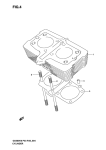 GS500 Цилиндр