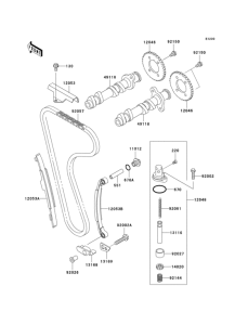 EX250 Распред вал