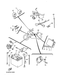 XV250S Электрика 1