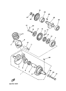 AG200 Коленчатый вал поршень