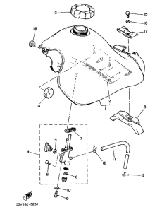 DT80LC Топливный бак