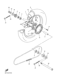 WR250R Переднее колесо