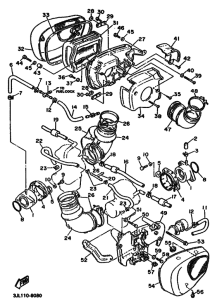XV750 XV750K Впускная система