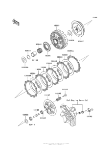 EX250 Сцепление