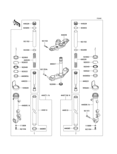 ER400 Передняя вилка