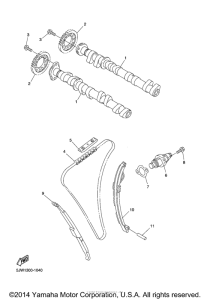 FJR13AEVC Цепь механизма газораспределения