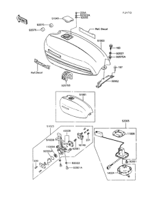 Z550 Топливный бак