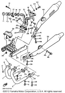 XVZ12KC2 Выхлопная система