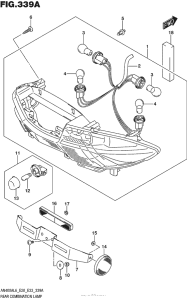 AN400 (ABS) Задний фонарь