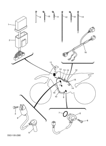 YZ250F Электрика 1