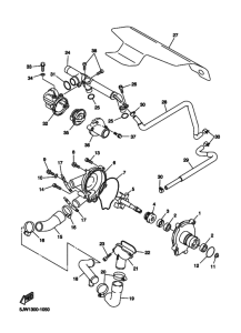FJR1300 Водяная помпа