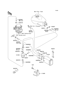ZG1000 Испарительная система топлива