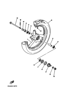 TZR50 ﾌﾛﾝﾄﾎｲｰﾙ