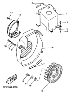 CW50 Air shroud. fan