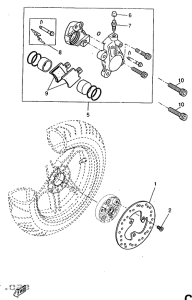 YQ50 Задний суппорт