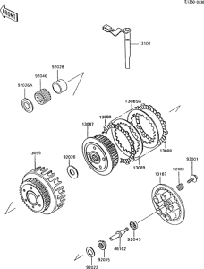 ZX600 Сцепление