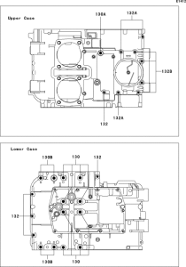 ER500 Болты крепления картера
