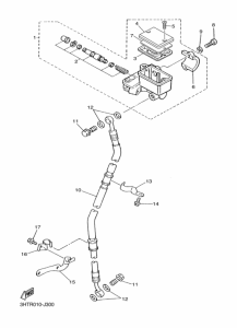 SR400 Главный тормозной цилиндр