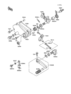 KR250 Механизм переключения передач