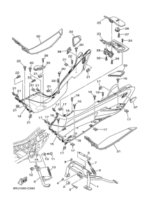 YP400 Support & repose pied