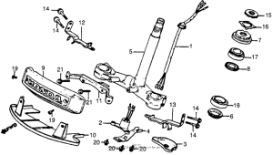 GL1100I Траверса нижняя