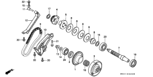 CB250 Муфта стартера