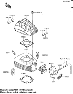 KD80 Головка блока цилиндров / цилиндр