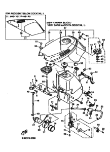 FZR600 FZR600G Tank fuel