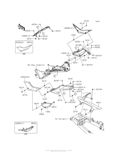 EX300 Боковые обтекатели